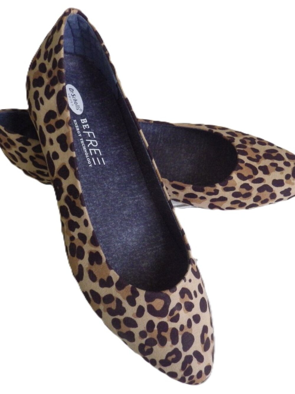 Leopard Ballerina ASTON Flats/ Dr, Scholl's Be Free/Size 9.5